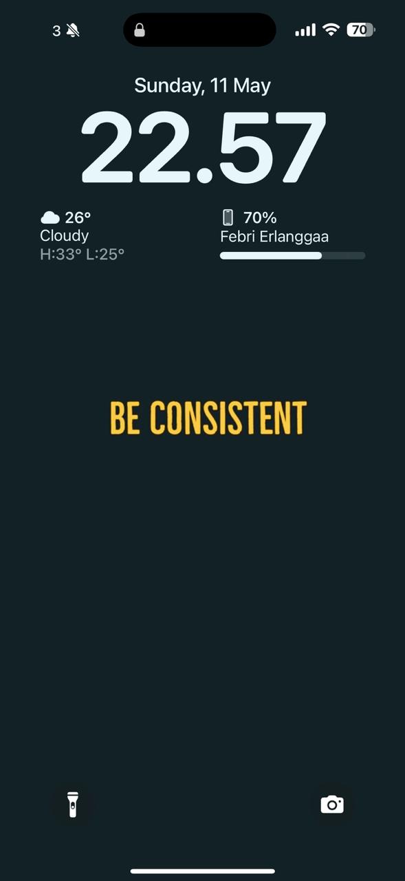 “Kunci Sukses Itu Bukan Hebat, Tapi Konsisten!”